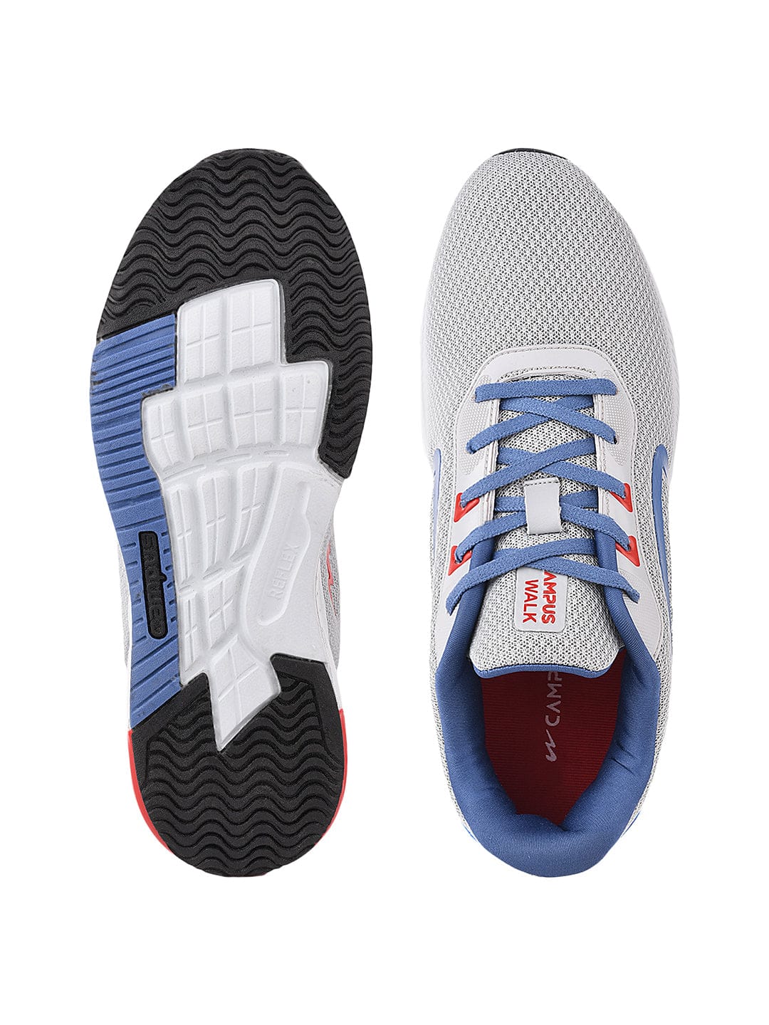 CAMP KARL Grey Men's Running Shoes - Image 4