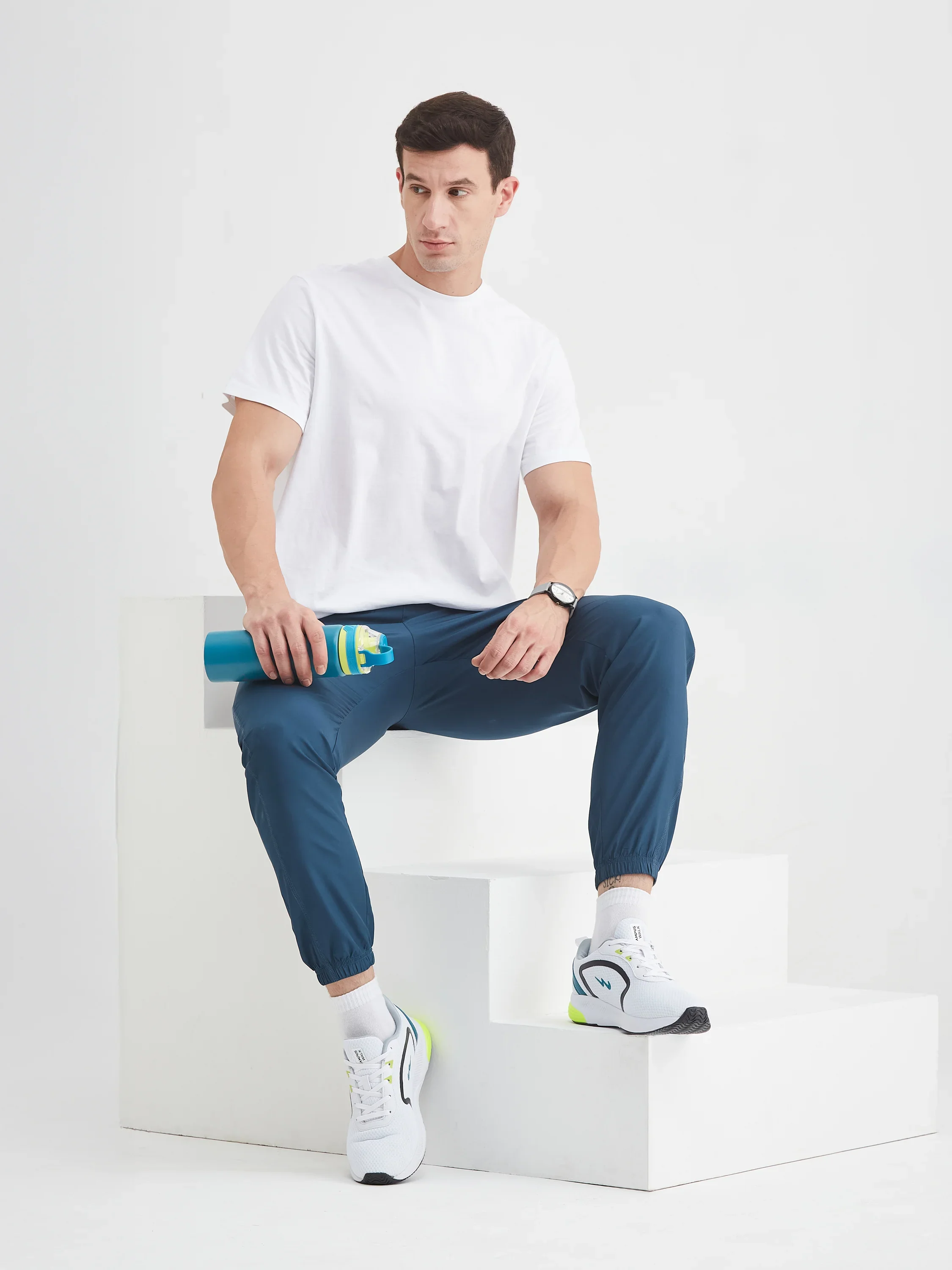 CAMP KARL White Men's Sports Shoes - Image 8
