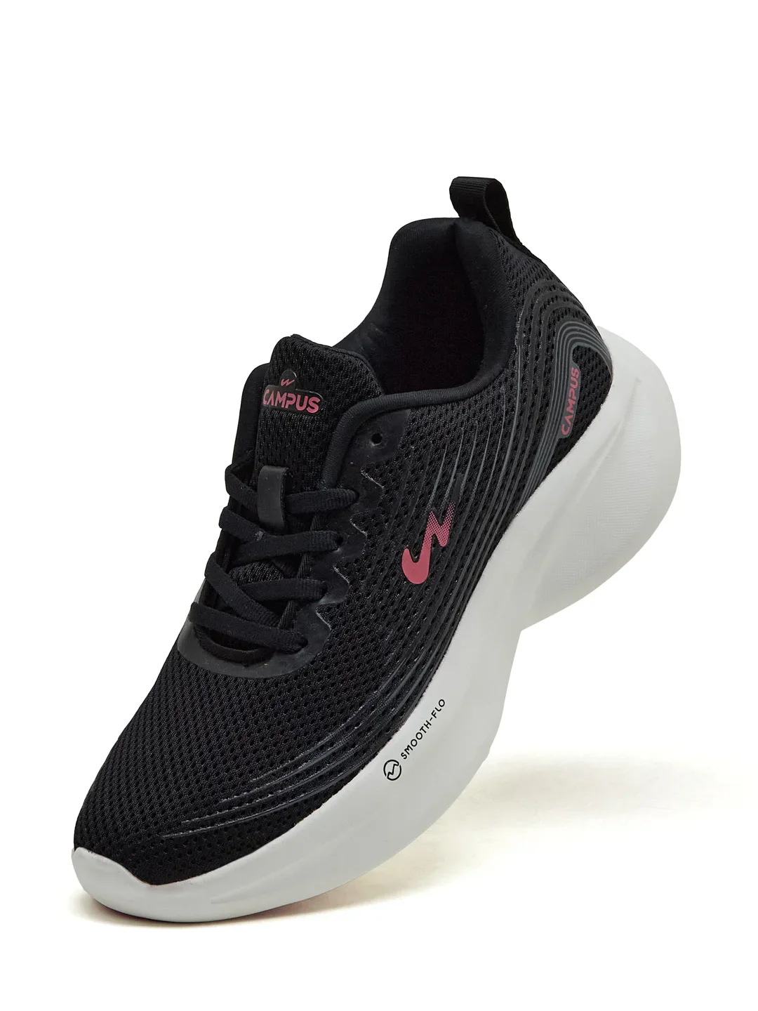 CAMP-LEX Black Women's Running Shoes - Image 3