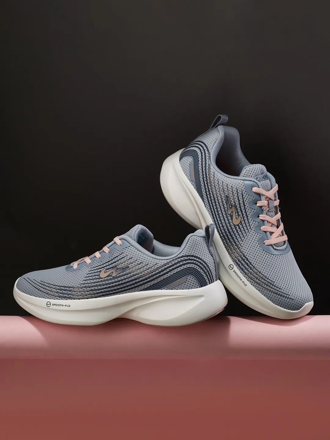 CAMP-LEX Grey Women's Sneakers - Image 6