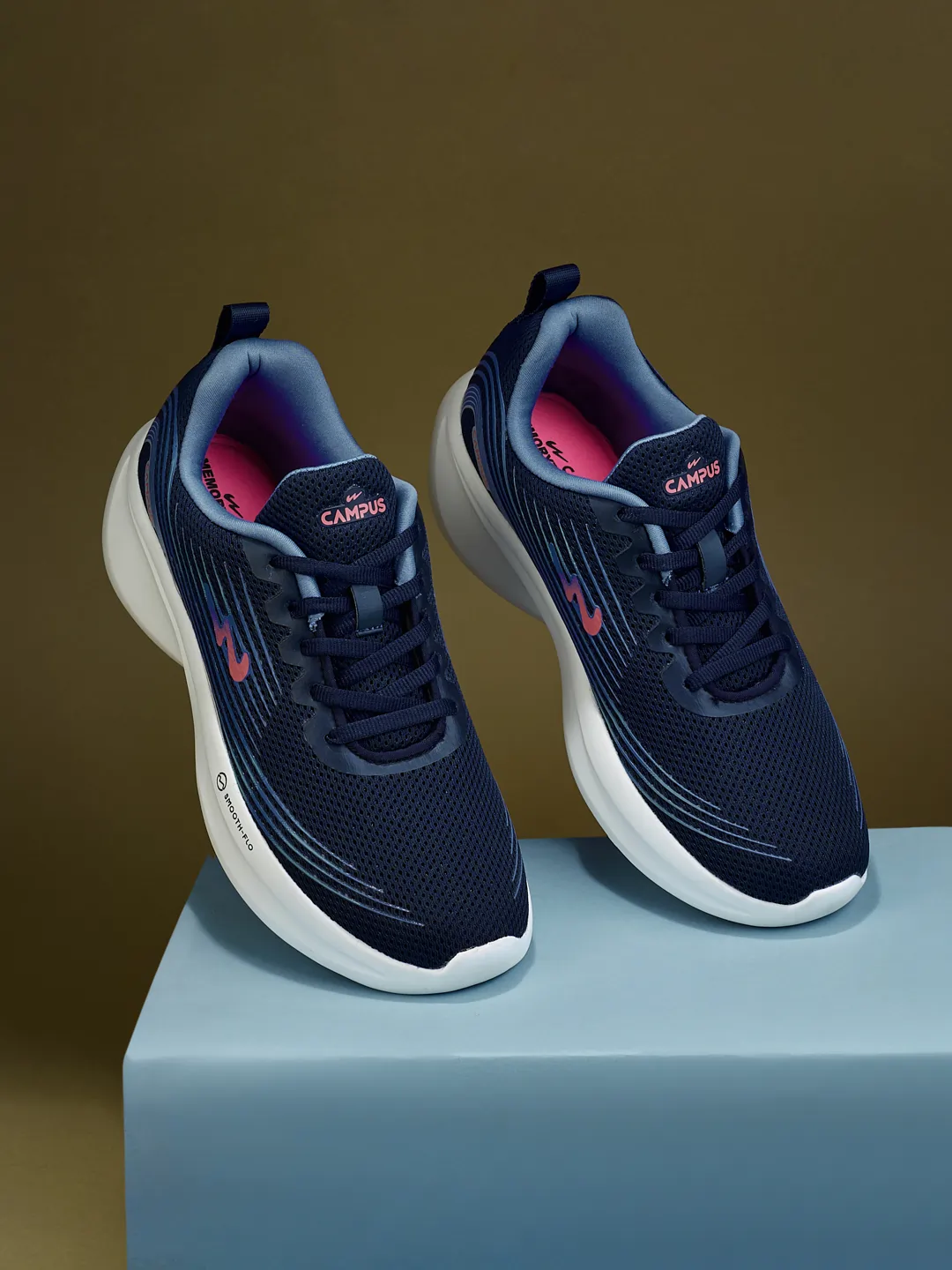 CAMP-LEX Navy Women's Sneakers - Image 7