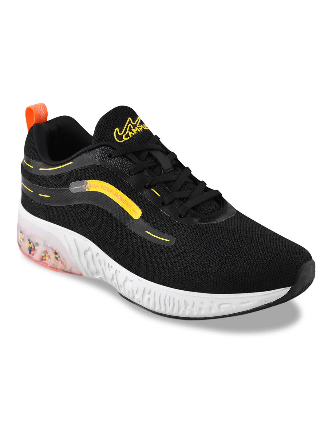 CAMP OPTIMA Black Men's Running Shoes - Image 2