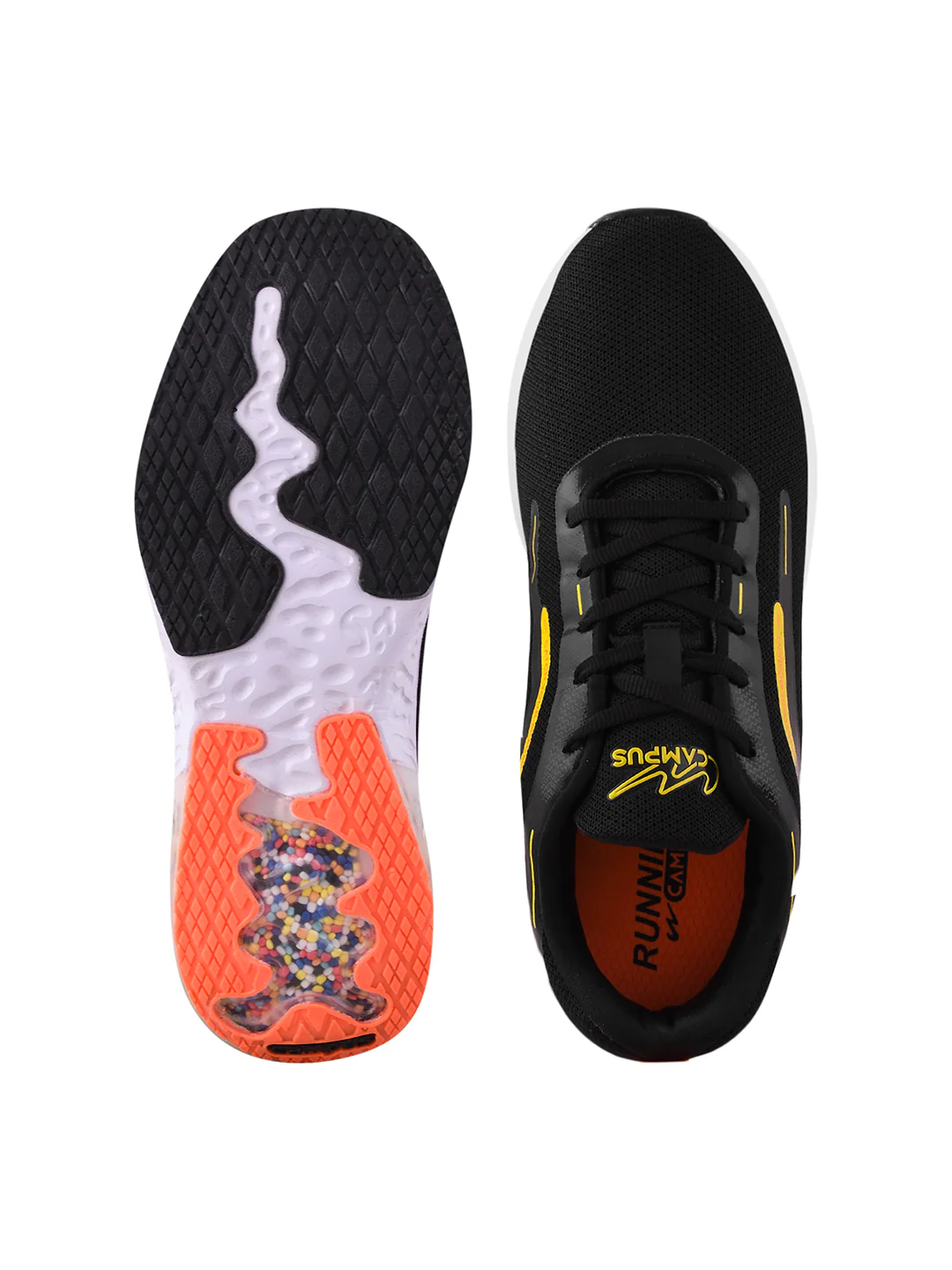 CAMP OPTIMA Black Men's Running Shoes - Image 5