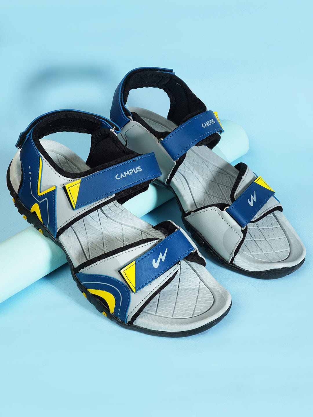 CAMP PASHTO Blue Men's Sandals - Image 5