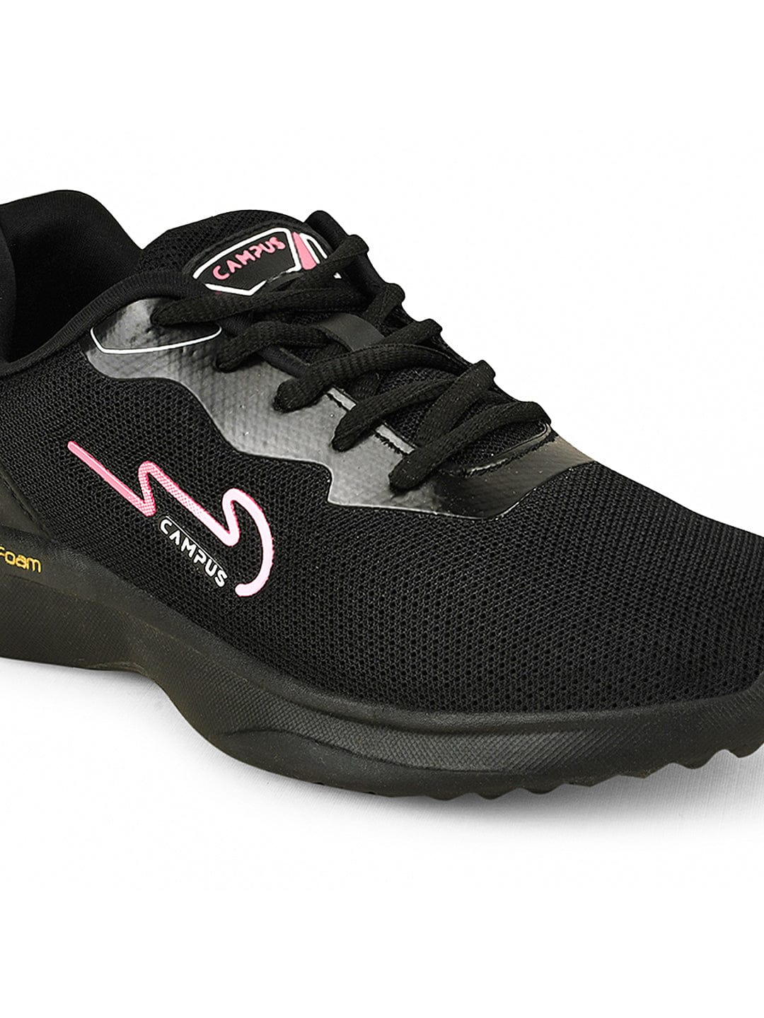 CAMP PEANUT Black Women's Running Shoes - Image 4