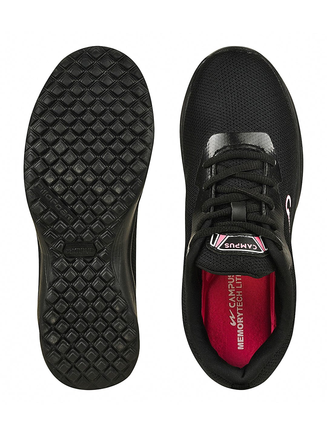 CAMP PEANUT Black Women's Running Shoes - Image 5