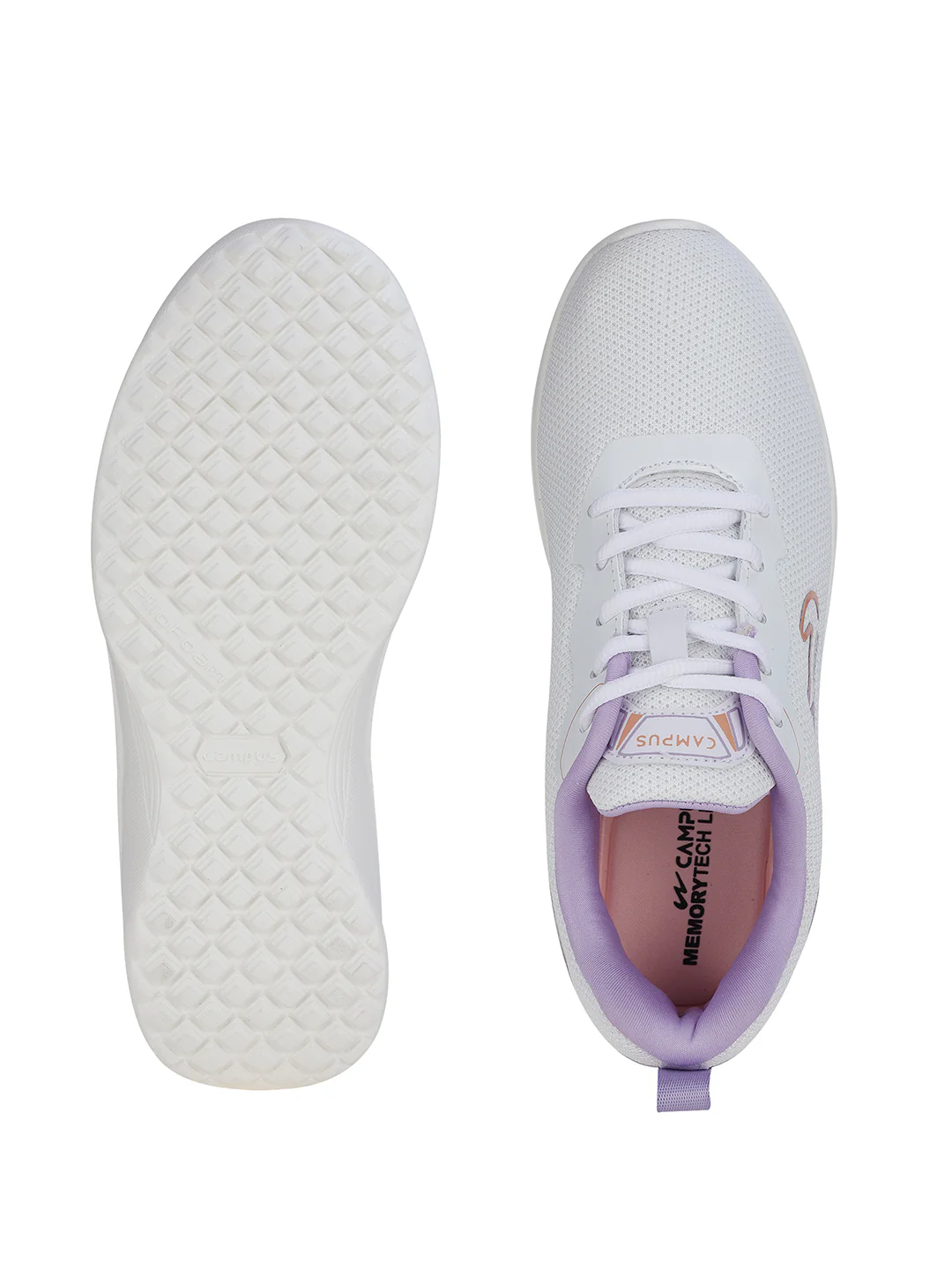 CAMP PEANUT White Women's Sports Shoes - Image 5