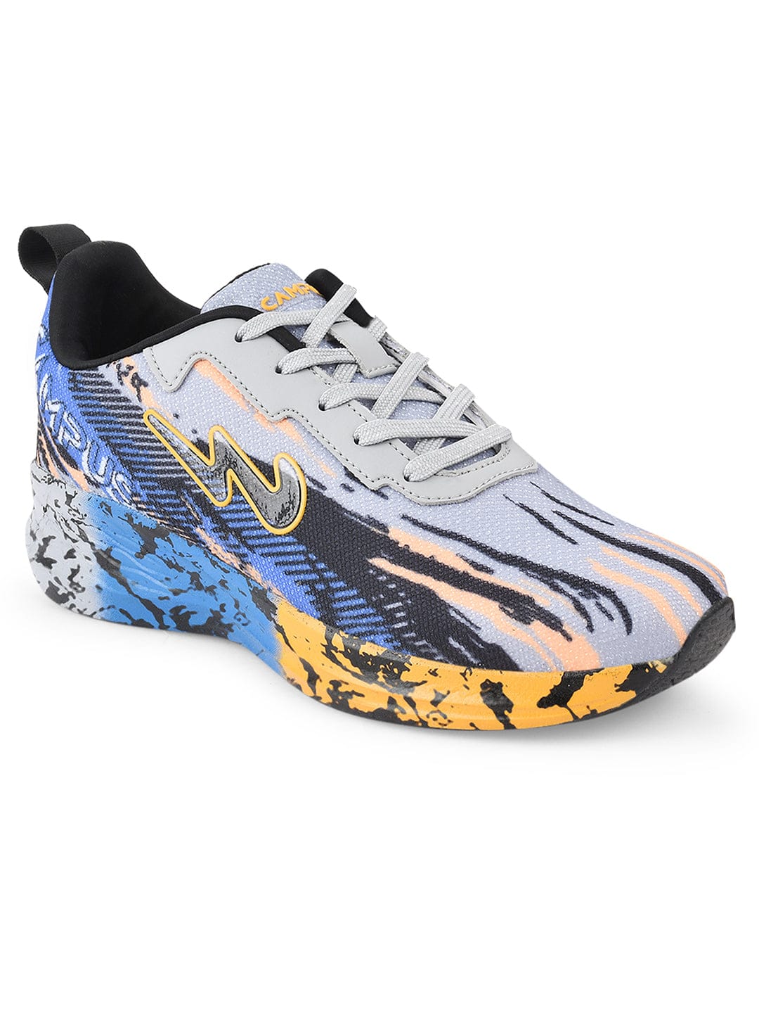 CAMP SHIMMER Grey Women's Sneakers - Image 2