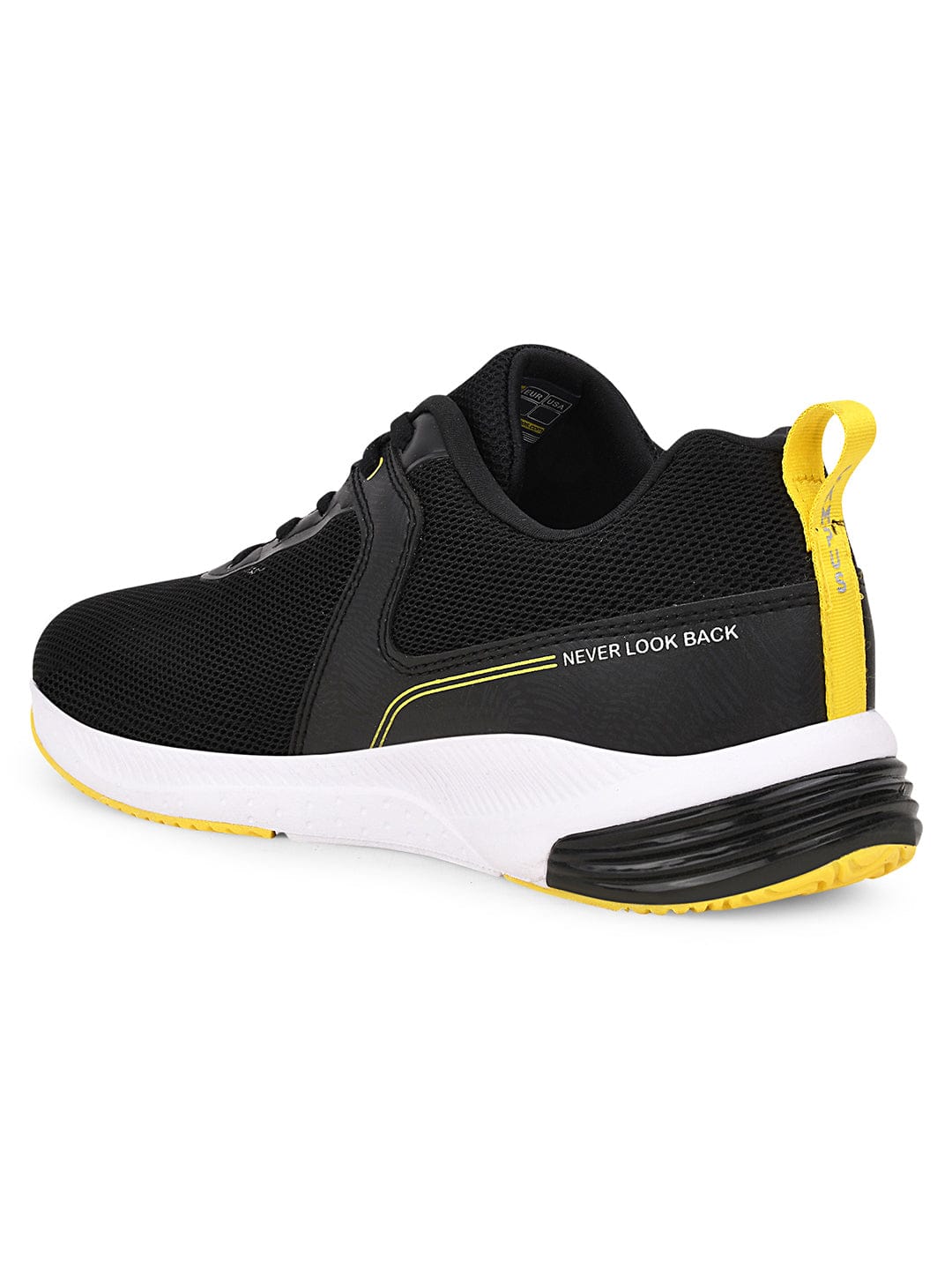 CAMP-SLASHER Black Men's Running Shoes - Image 3
