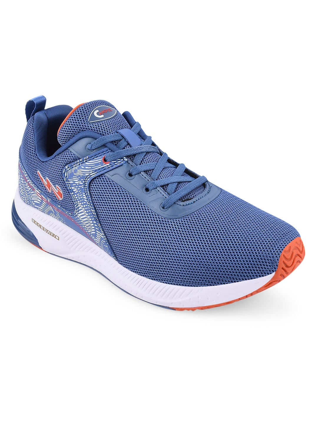 CAMP-SLASHER Blue Men's Running Shoes - Image 2
