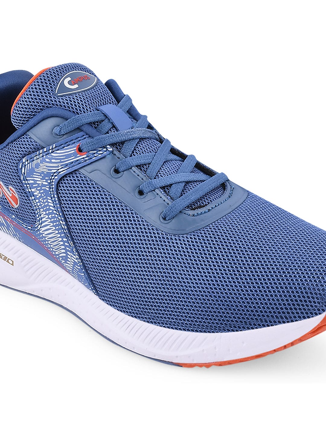 CAMP-SLASHER Blue Men's Running Shoes - Image 5