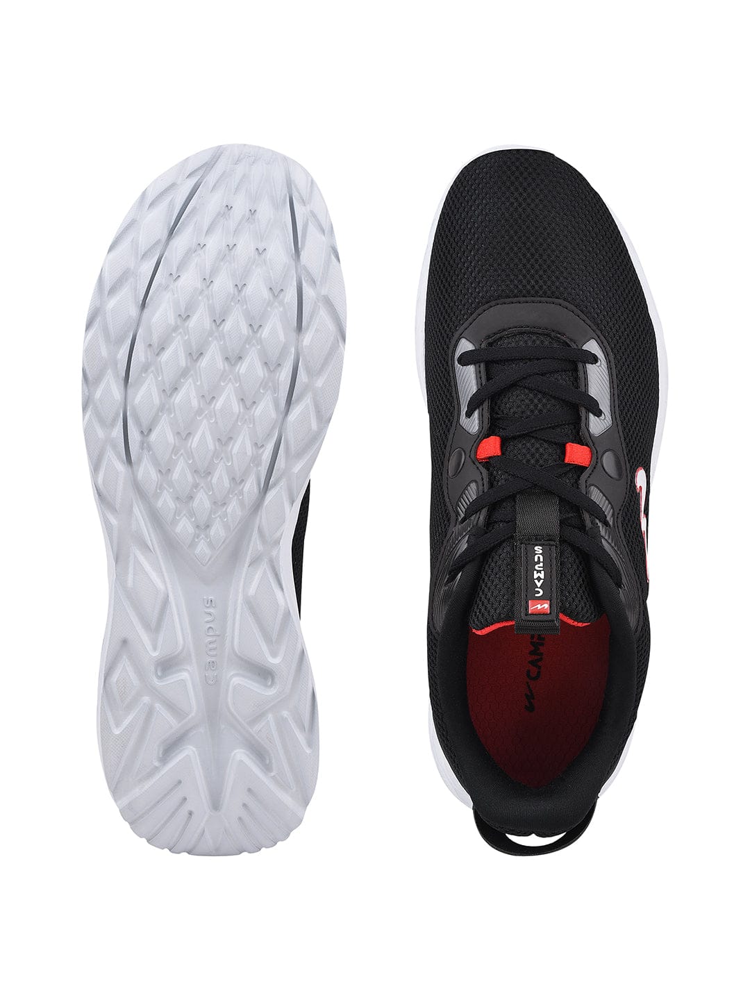 CAMP SMART Black Men's Running Shoes - Image 4