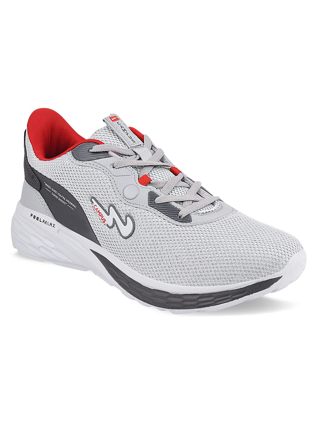 CAMP SMART Grey Men's Running Shoes - Image 2