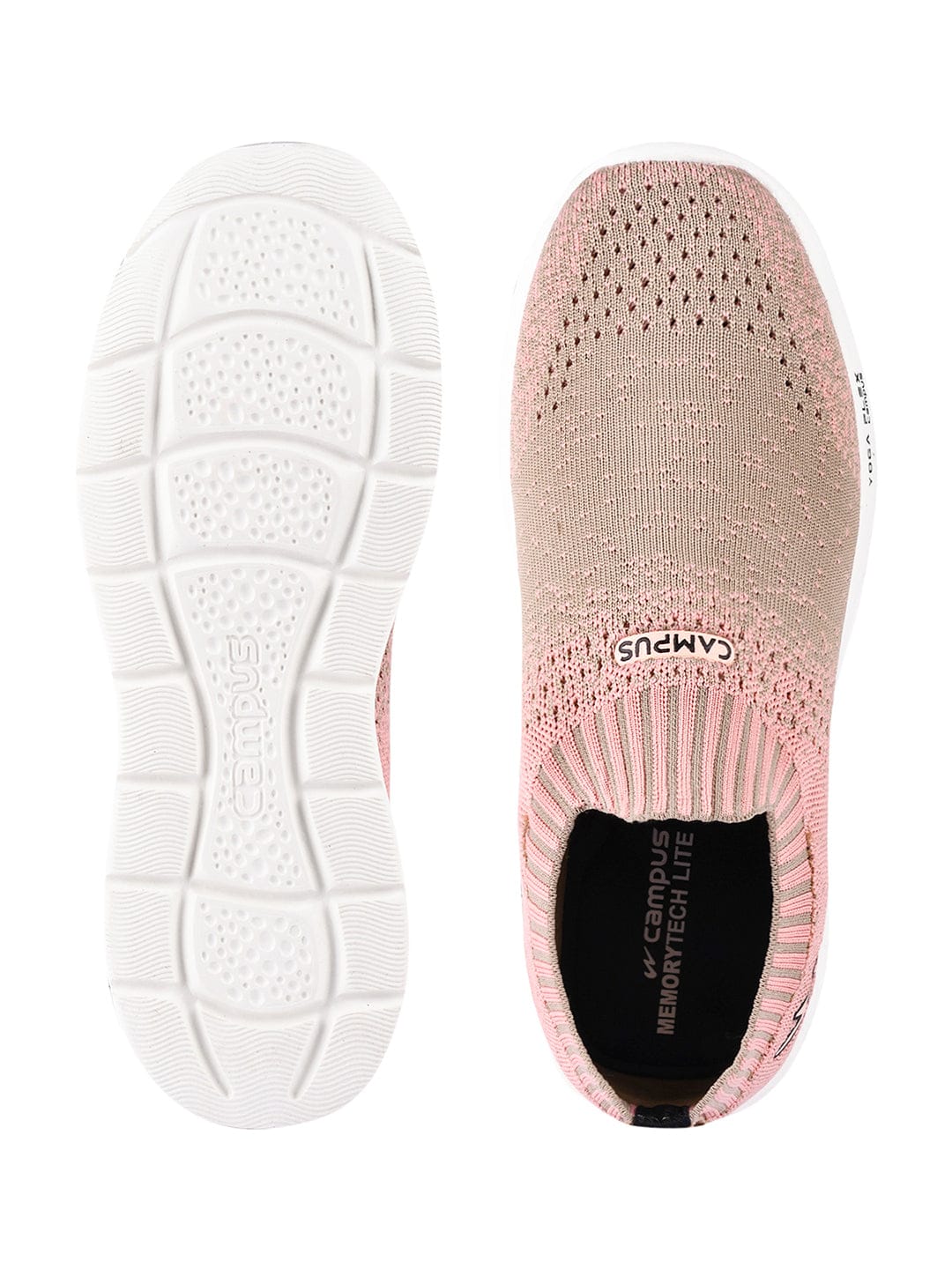 CAMP-SPINDA Beige Women's Slip-ons - Image 4