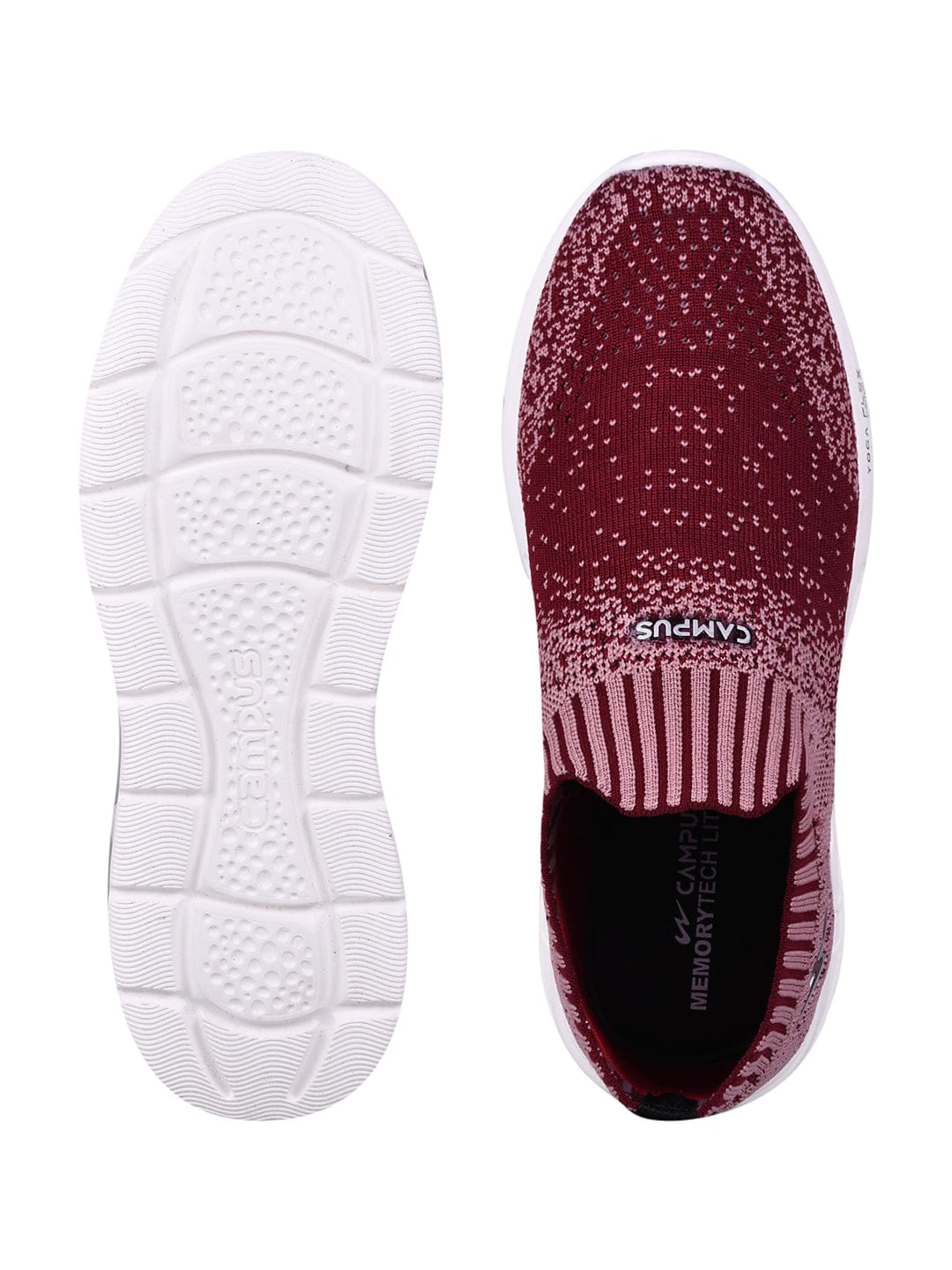 CAMP-SPINDA Red Women's Slip-ons - Image 4