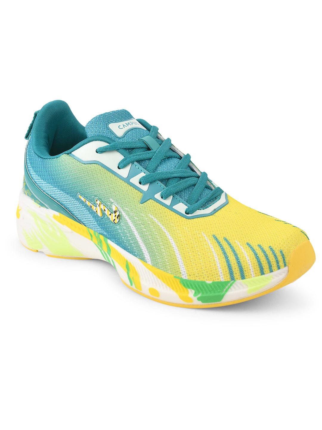 CAMP STREAK Yellow Women's Running Shoes - Image 2