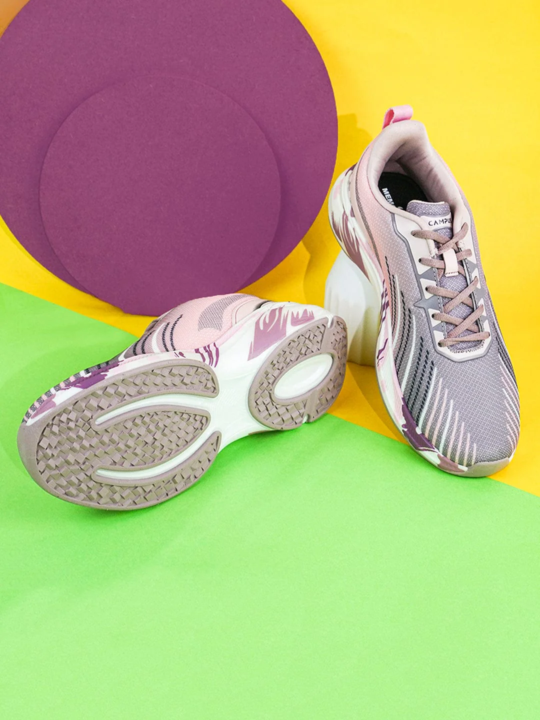 CAMP STREAK Pink Women's Running Shoes - Image 5