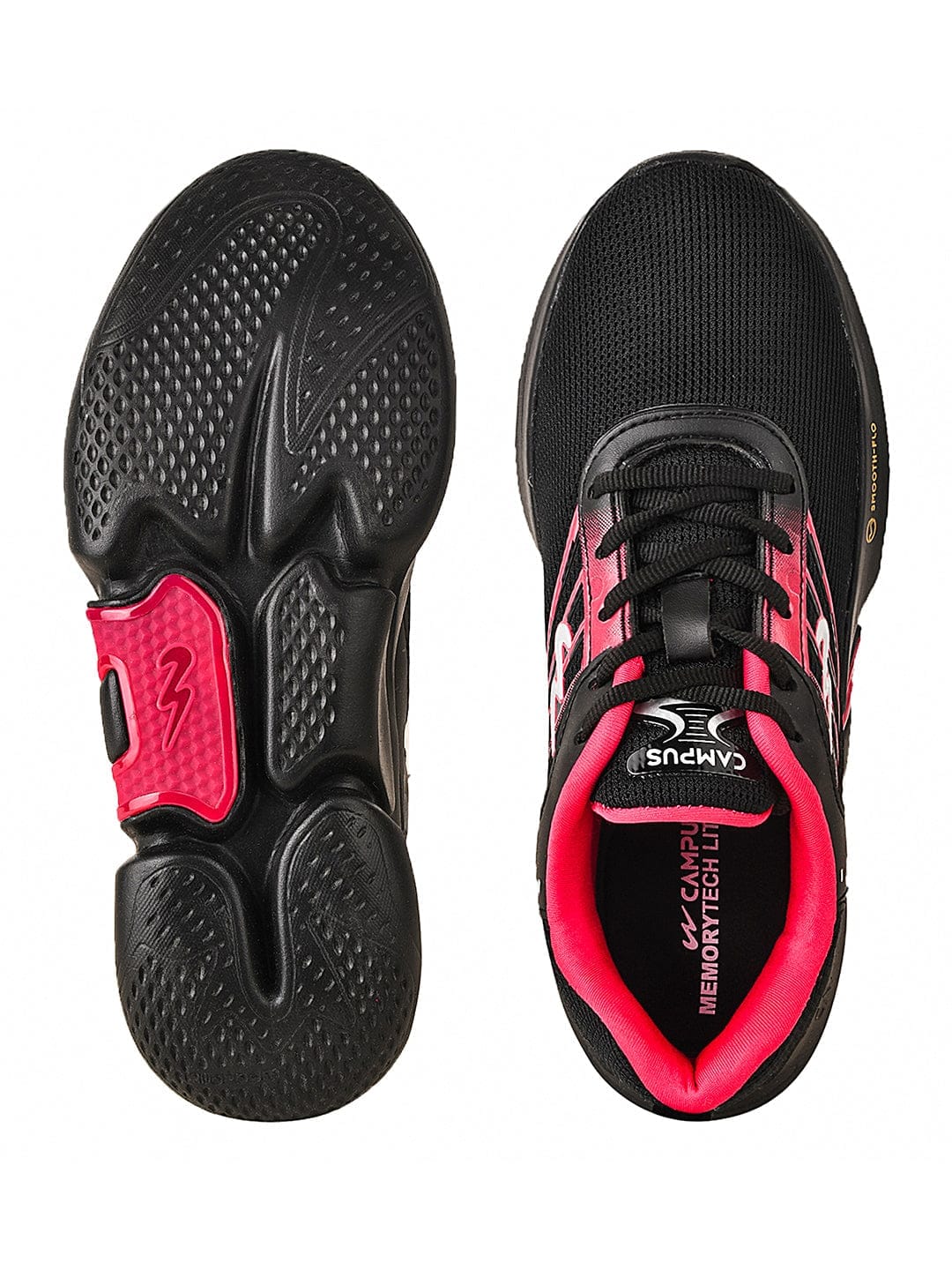 CAMP SUNSET Black Women's Sneakers - Image 4