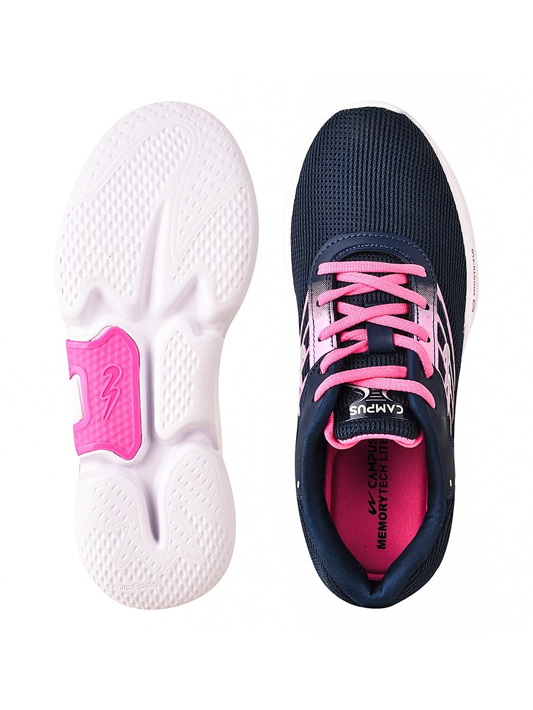 CAMP SUNSET Navy Women's Sneakers - Image 5