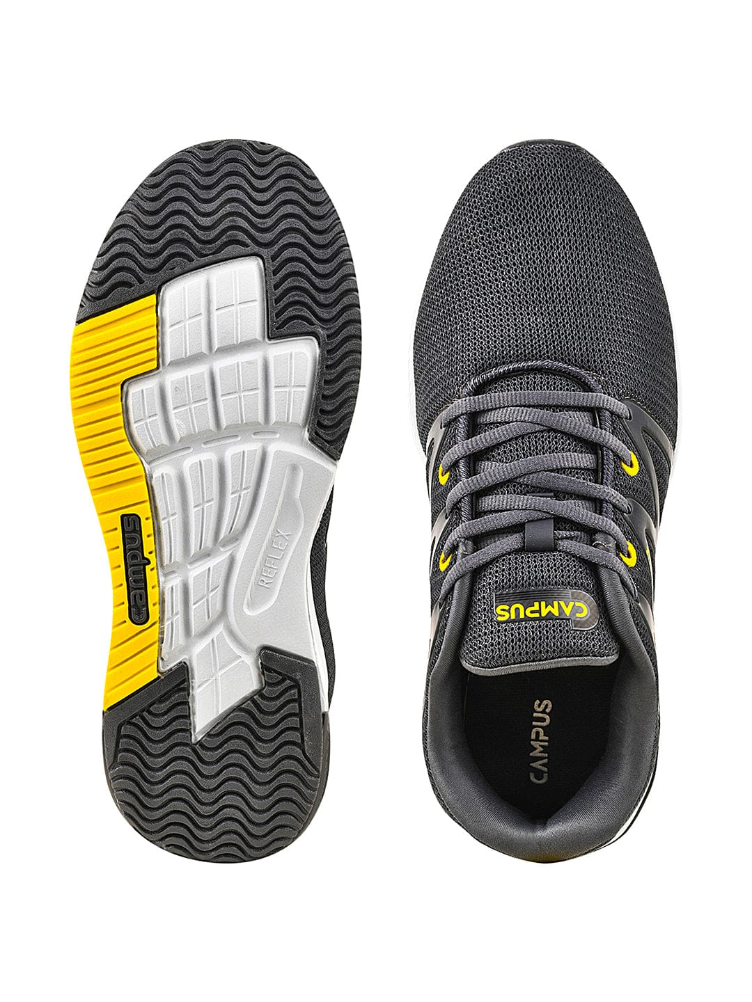 CAMP-VISION Grey Men's Running Shoes - Image 4