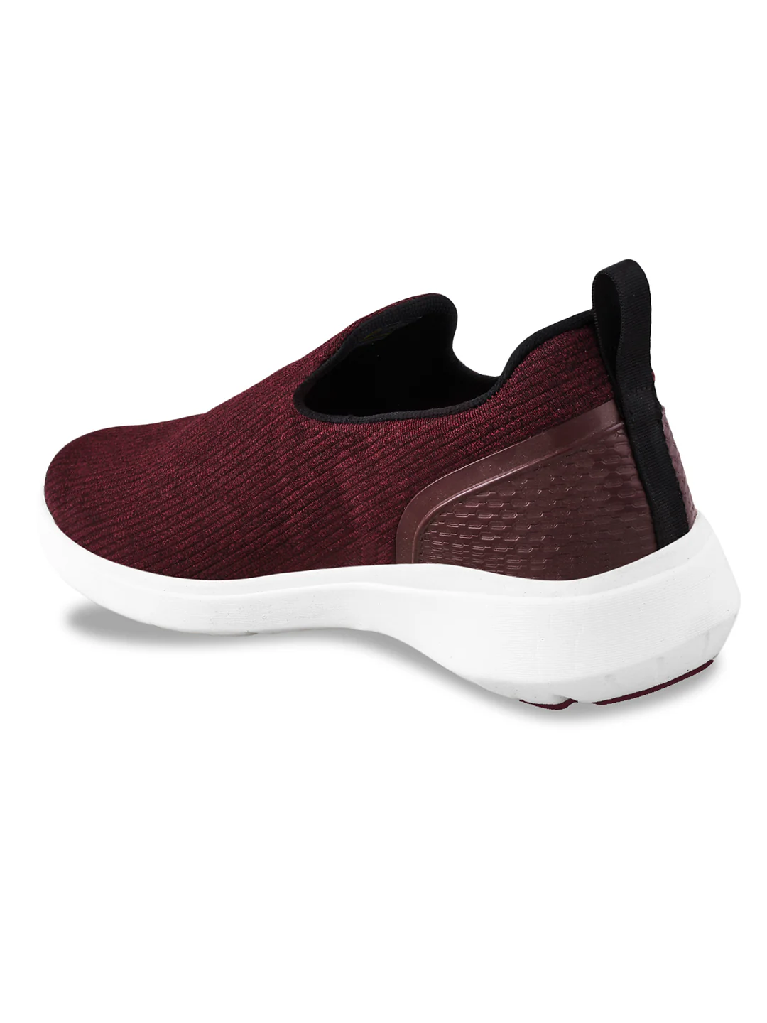 CAMP WAY Maroon Men's Walking Shoes - Image 3