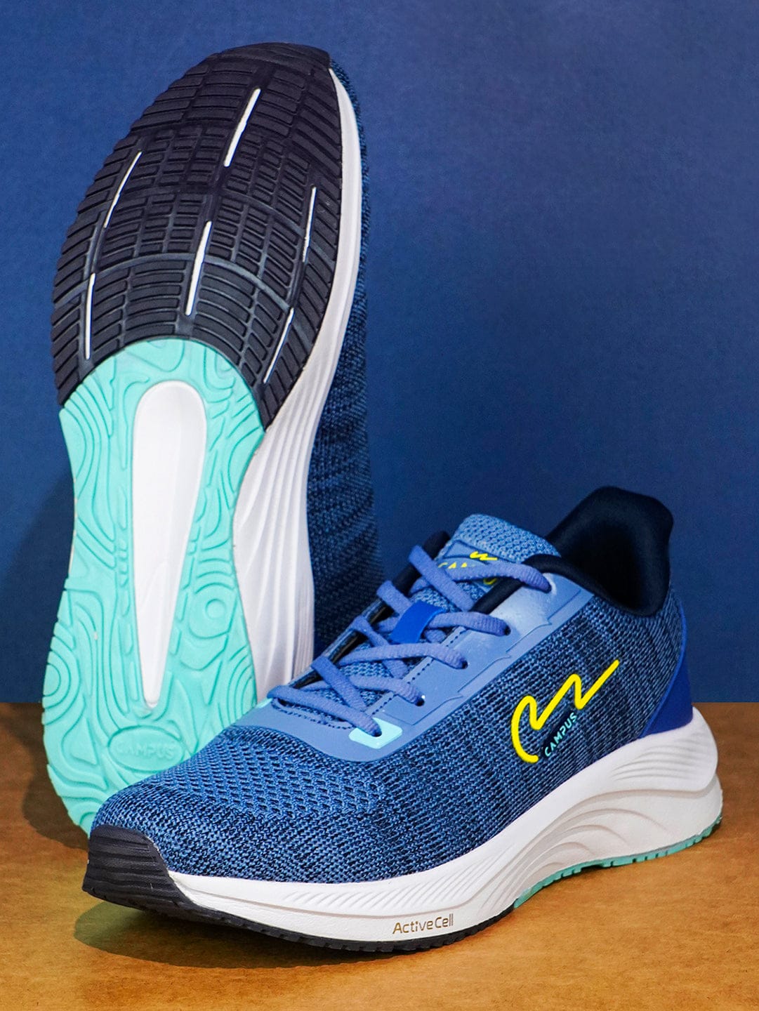 CAMP ZANE Blue Men's Running Shoes - Image 5