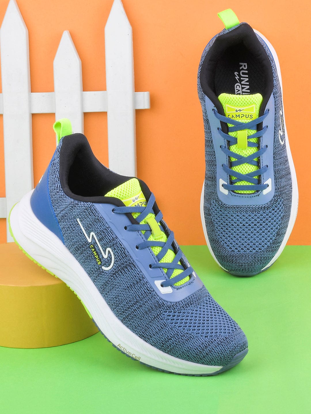 CAMP ZANE Blue Men's Running Shoes - Image 5