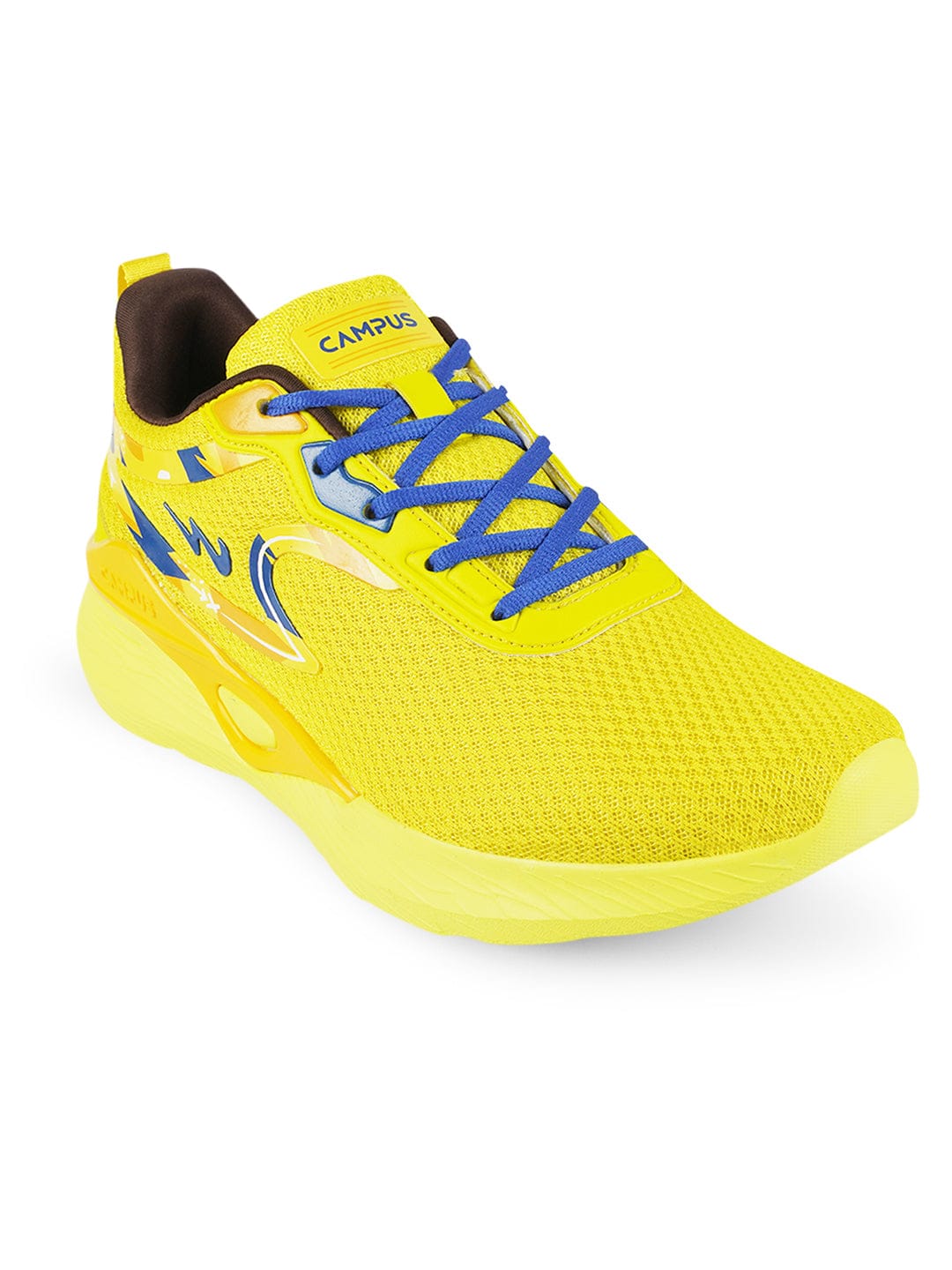 CAMP ZONE Yellow Men's Running Shoes - Image 2