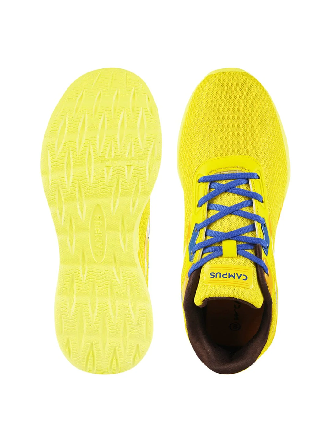 CAMP ZONE Yellow Men's Running Shoes - Image 5