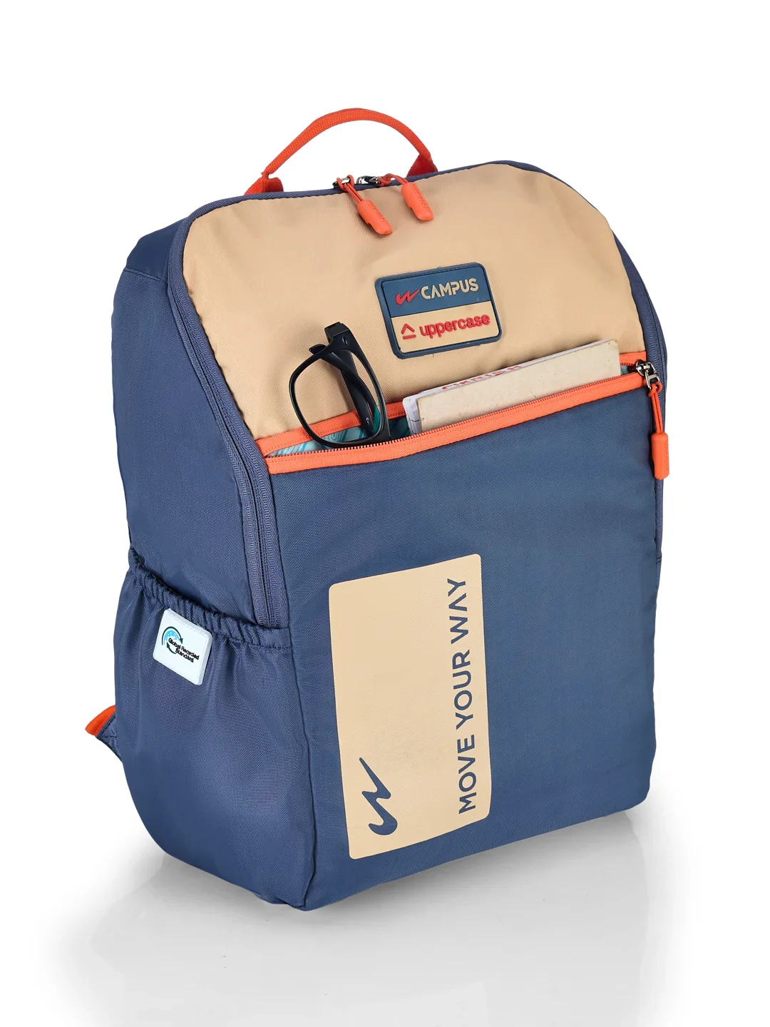 Campus 02 Blue Backpack - Image 7