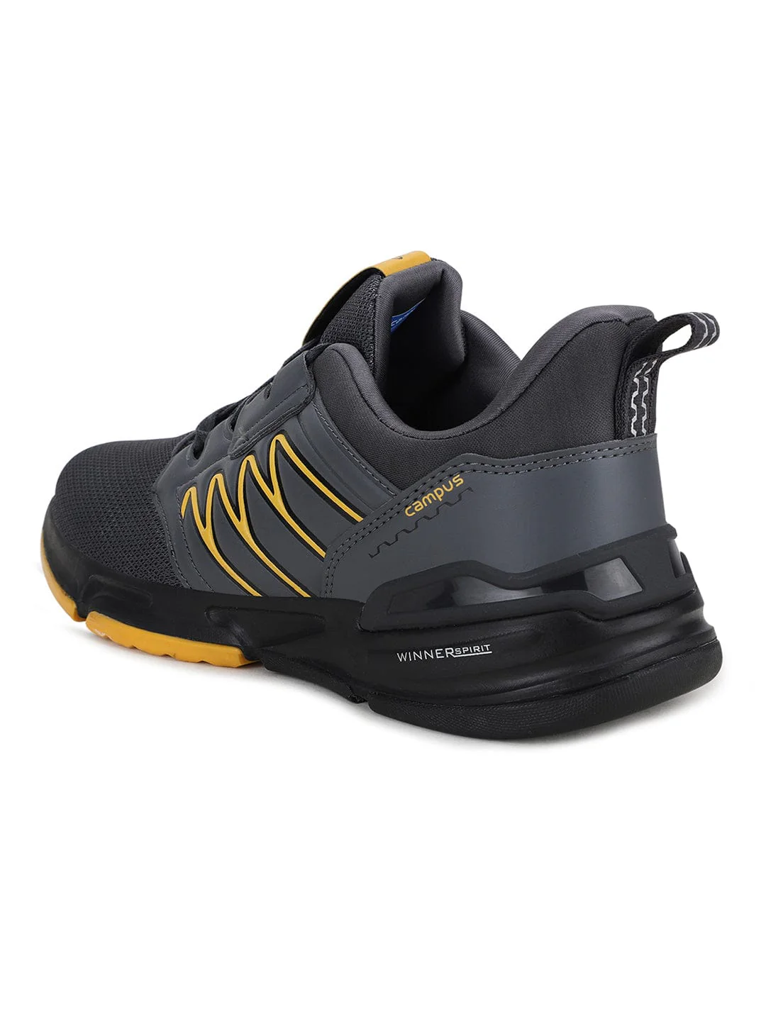 CASSIDY Grey Men's Running Shoes - Image 3