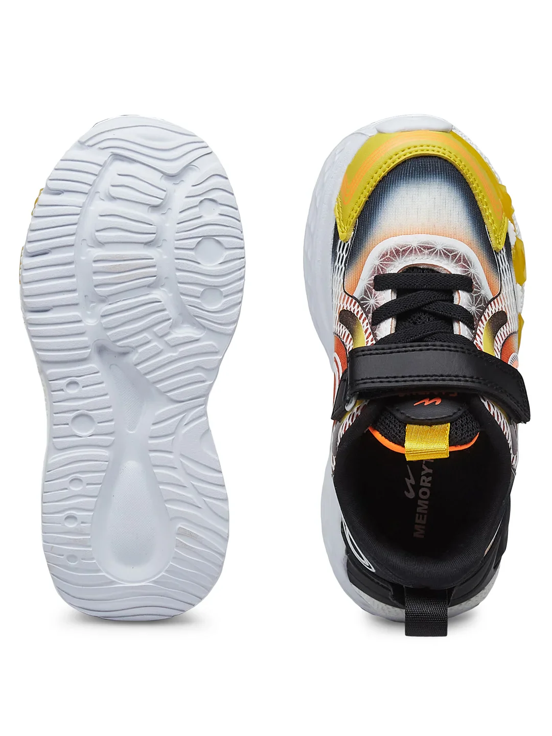 CD-102-KIDS Yellow Kids Sneakers - Image 5
