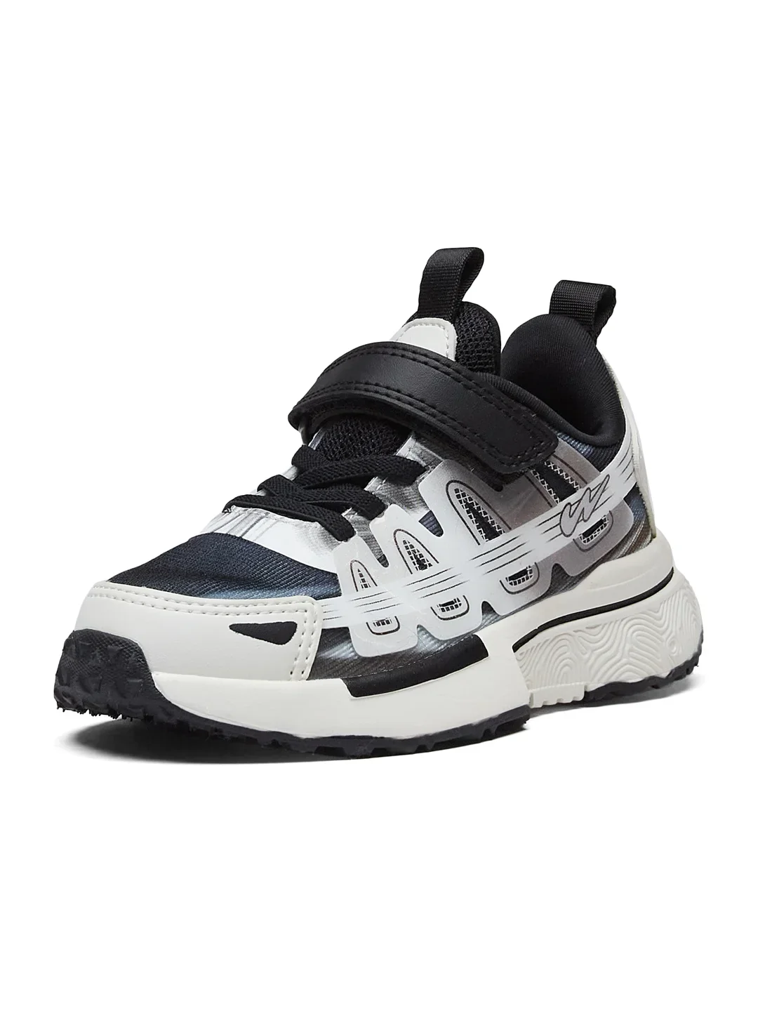 CD-105-KIDS Black Kids Sneakers - Image 6
