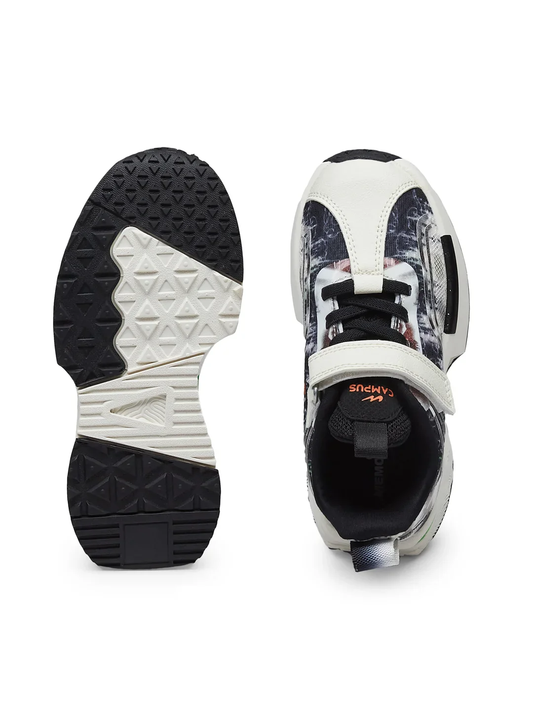 CD-107-KIDS White Kids Sneakers - Image 5