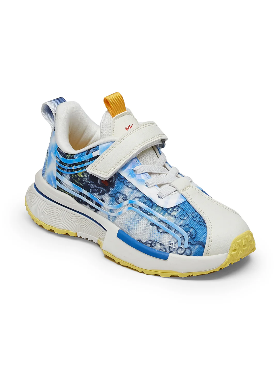 CD-107-KIDS White Kids Sneakers - Image 3