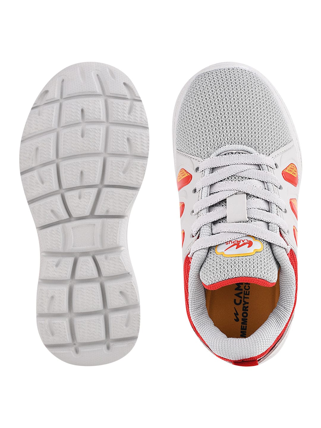 CHARLY K Grey Kid's Running Shoes - Image 4