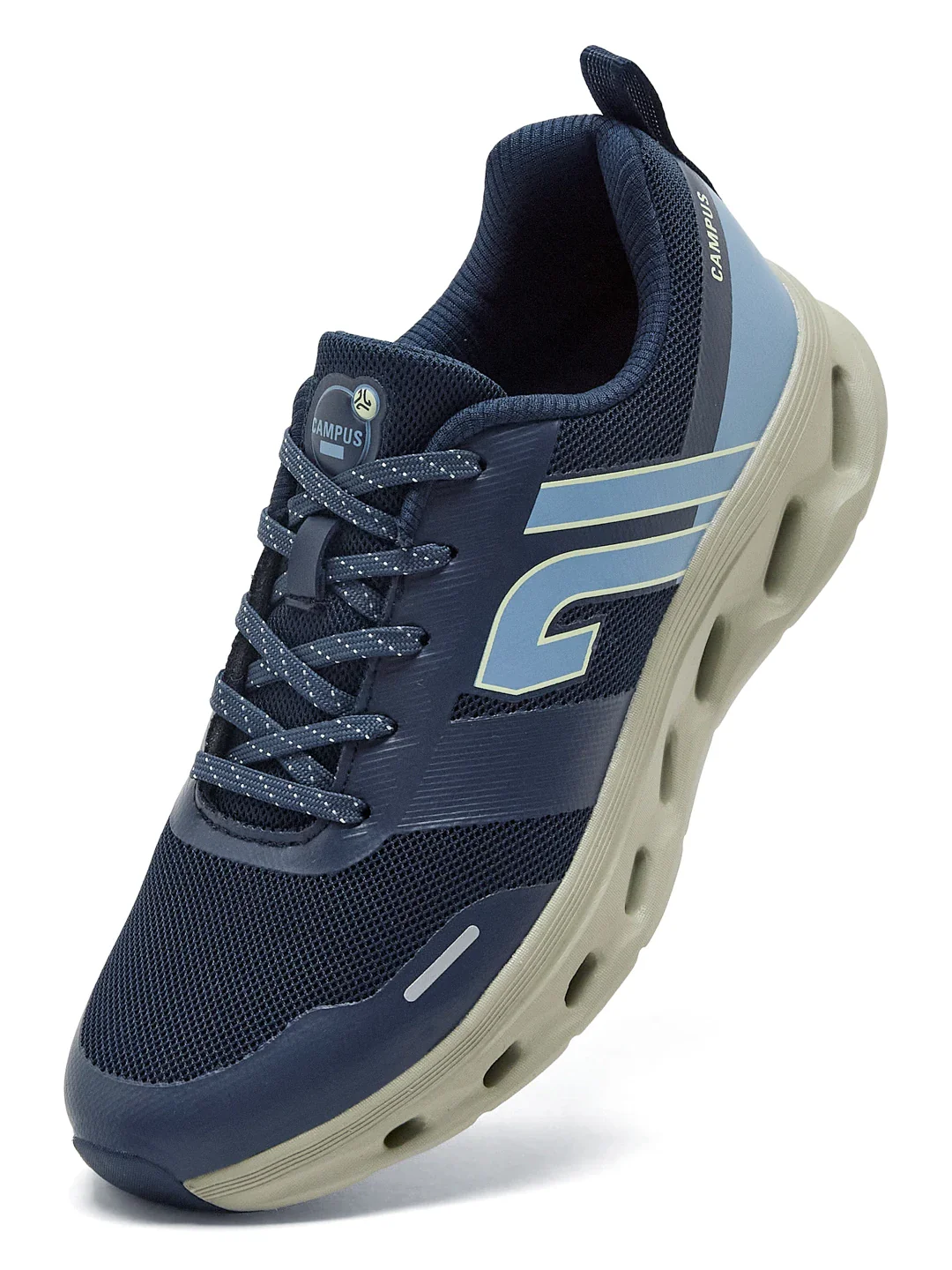 CHAZE Navy Men's Running Shoes - Image 3