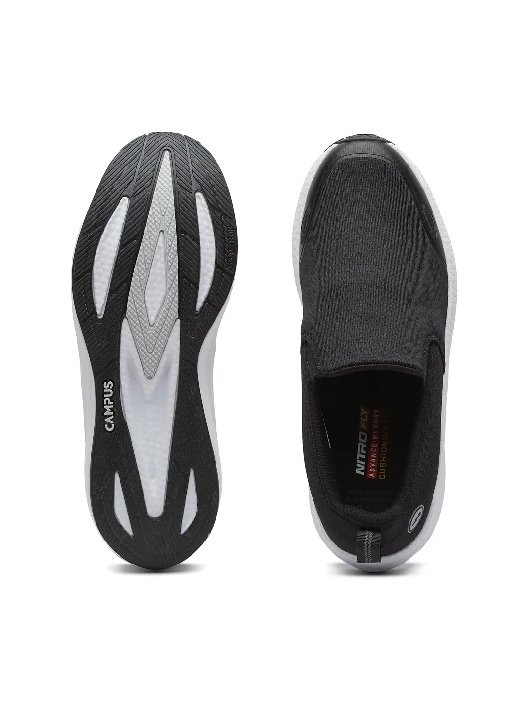 CIAN Black Men's Walking Shoes - Image 4
