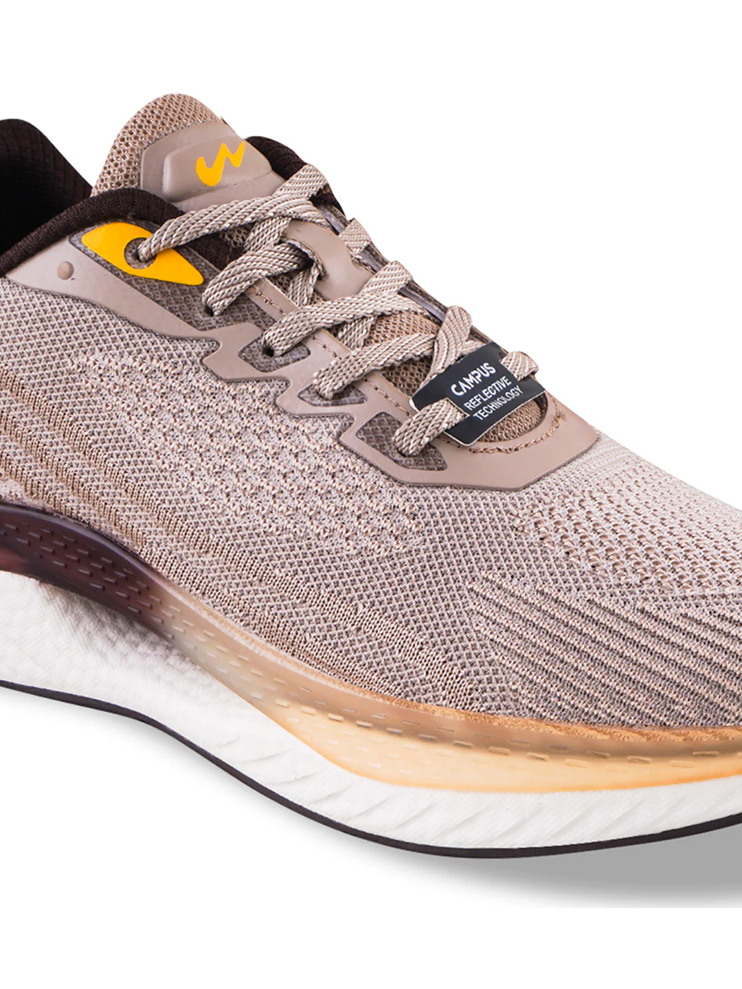 CIRCLE Beige Men's Sports Shoes - Image 4