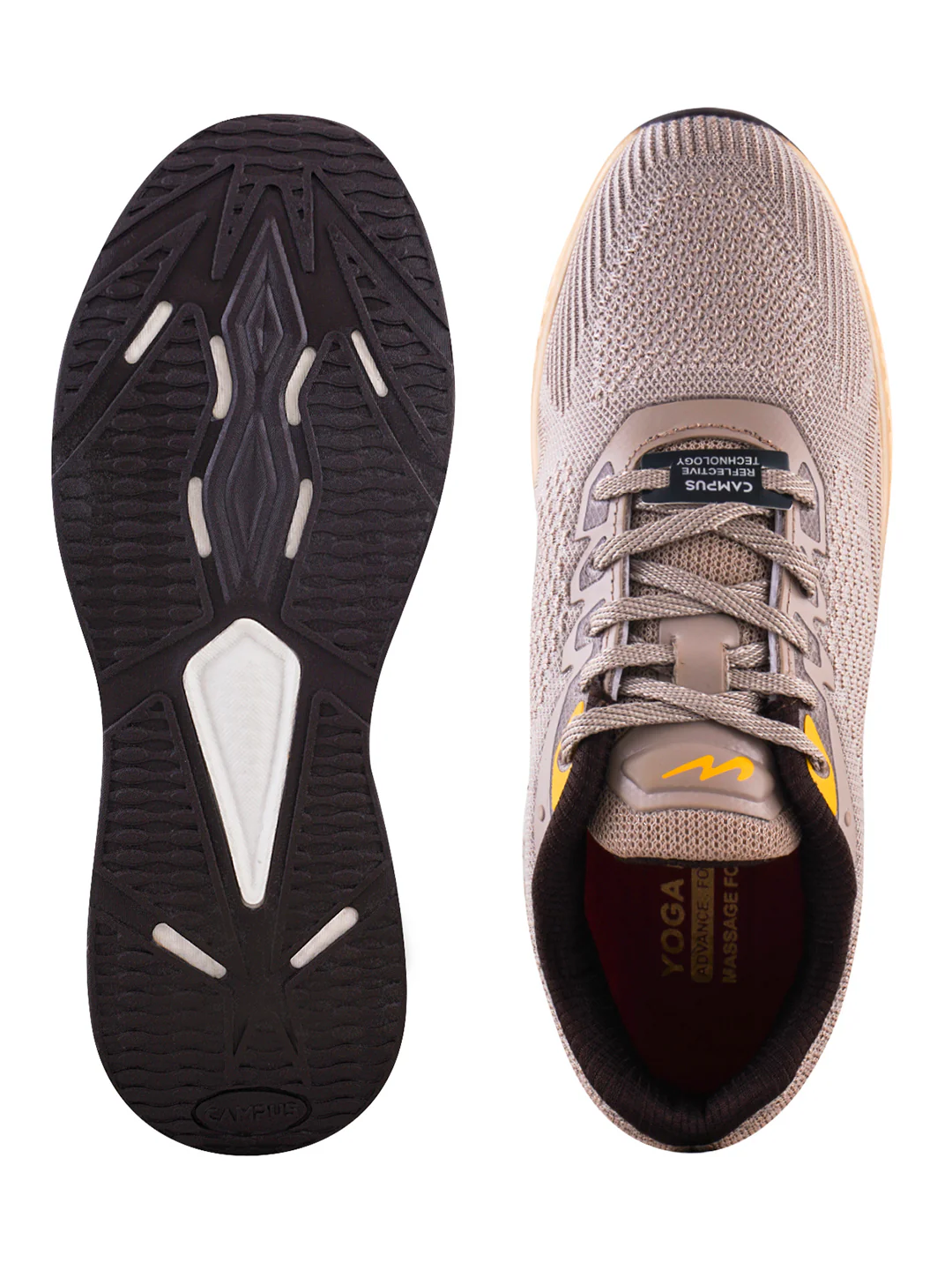 CIRCLE Beige Men's Sports Shoes - Image 5