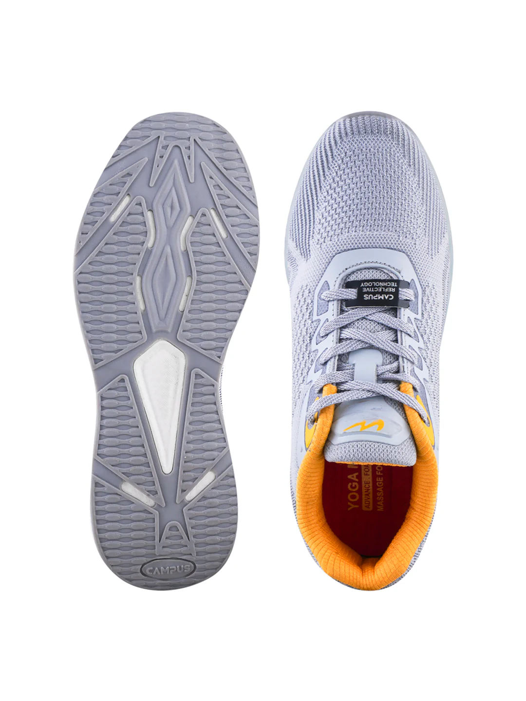 CIRCLE Grey Men's Sports Shoes - Image 5