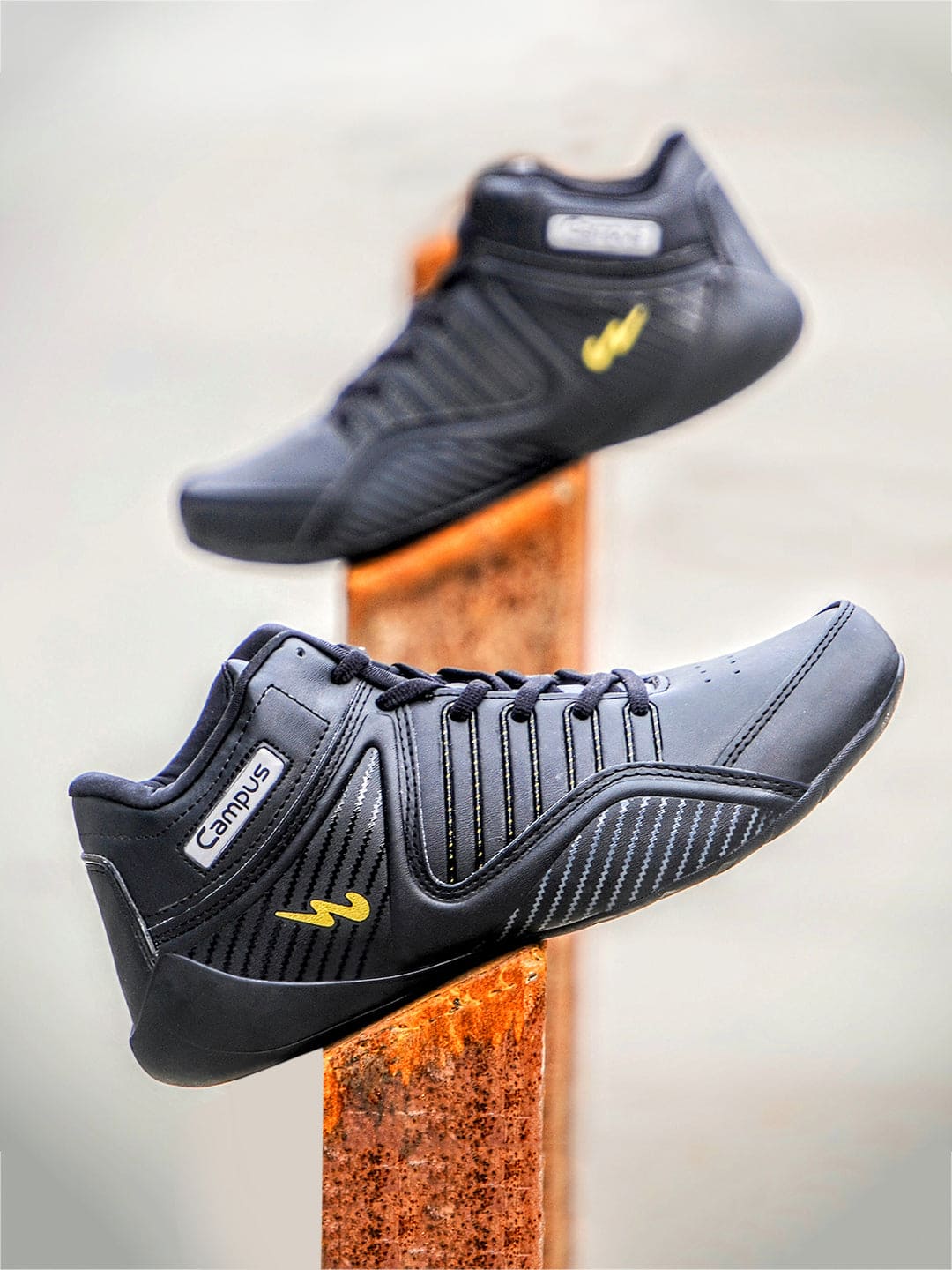 CITY-RIDE Black Men's Sneakers - Image 3