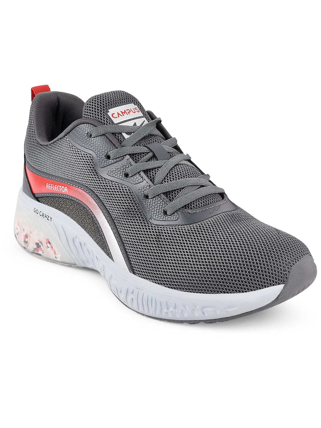 CLAY Grey Men's Running Shoes - Image 2