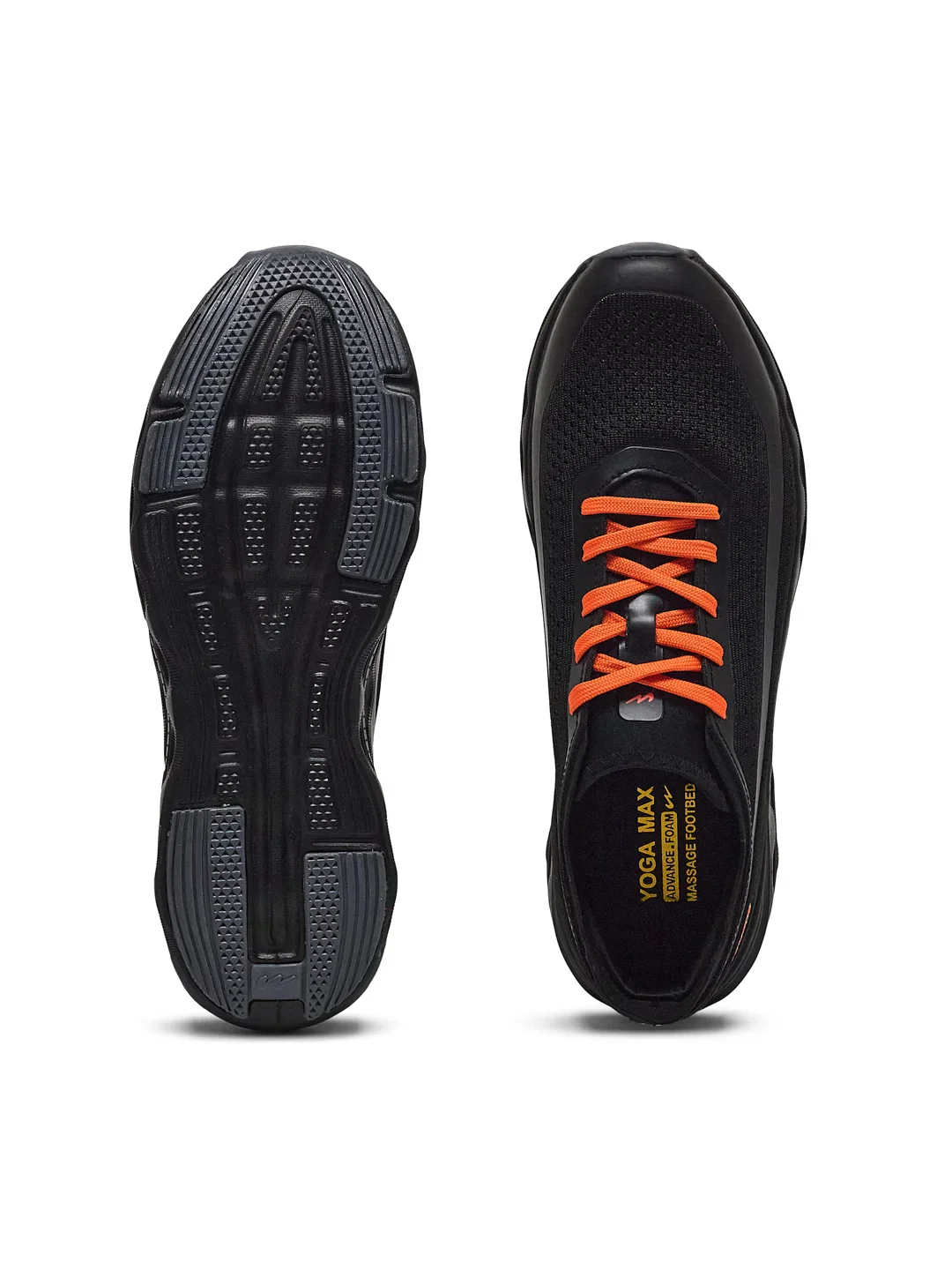 COIL PRO Black Men's Running Shoes - Image 5