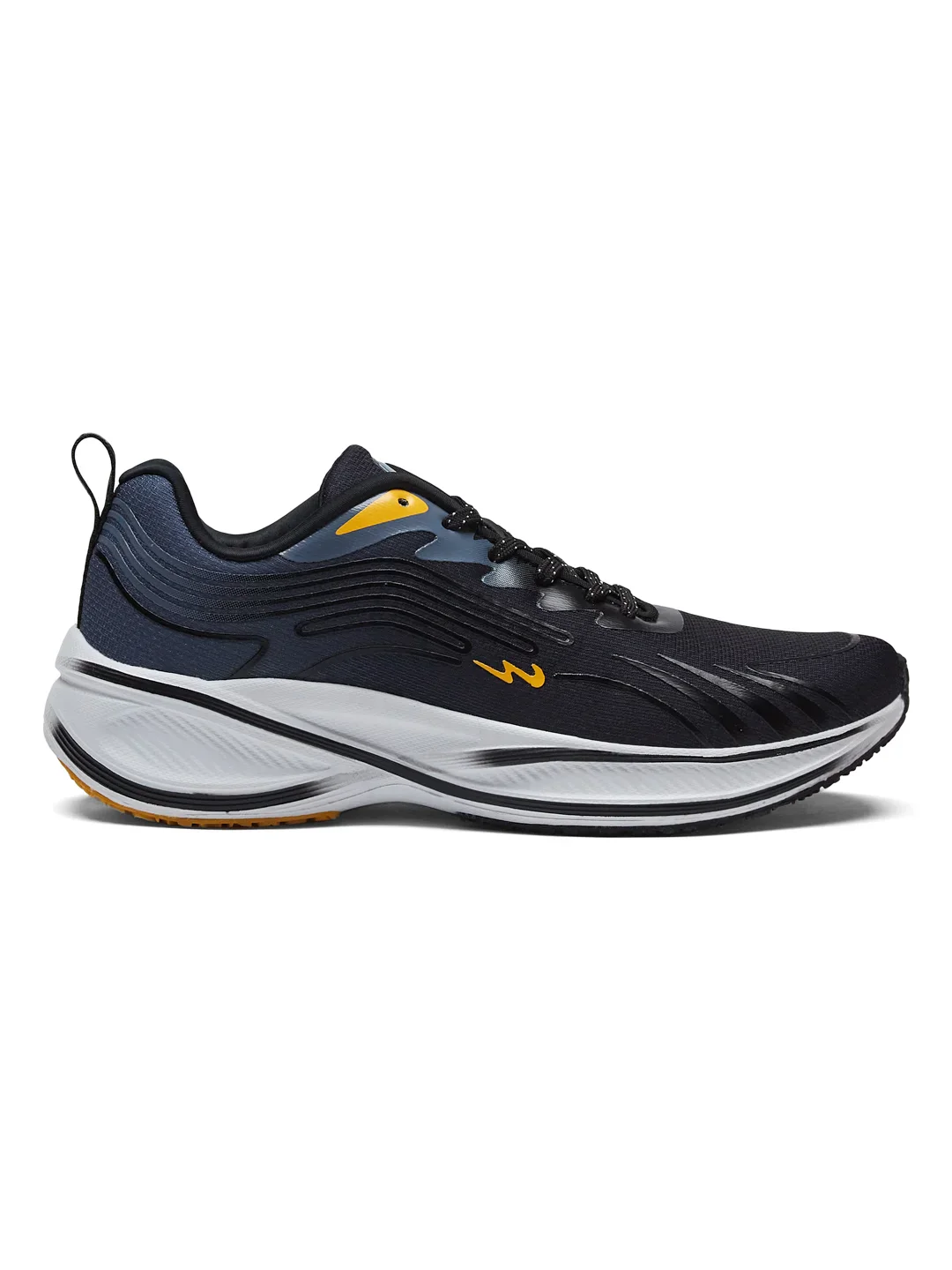 COLLAB Black Men's Running Shoes - Image 2