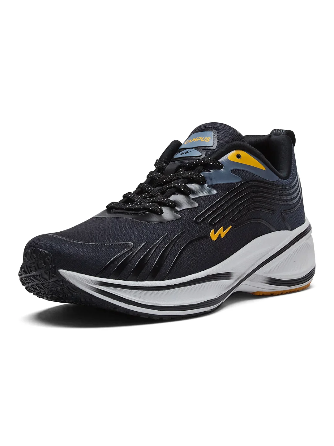 COLLAB Black Men's Running Shoes - Image 6