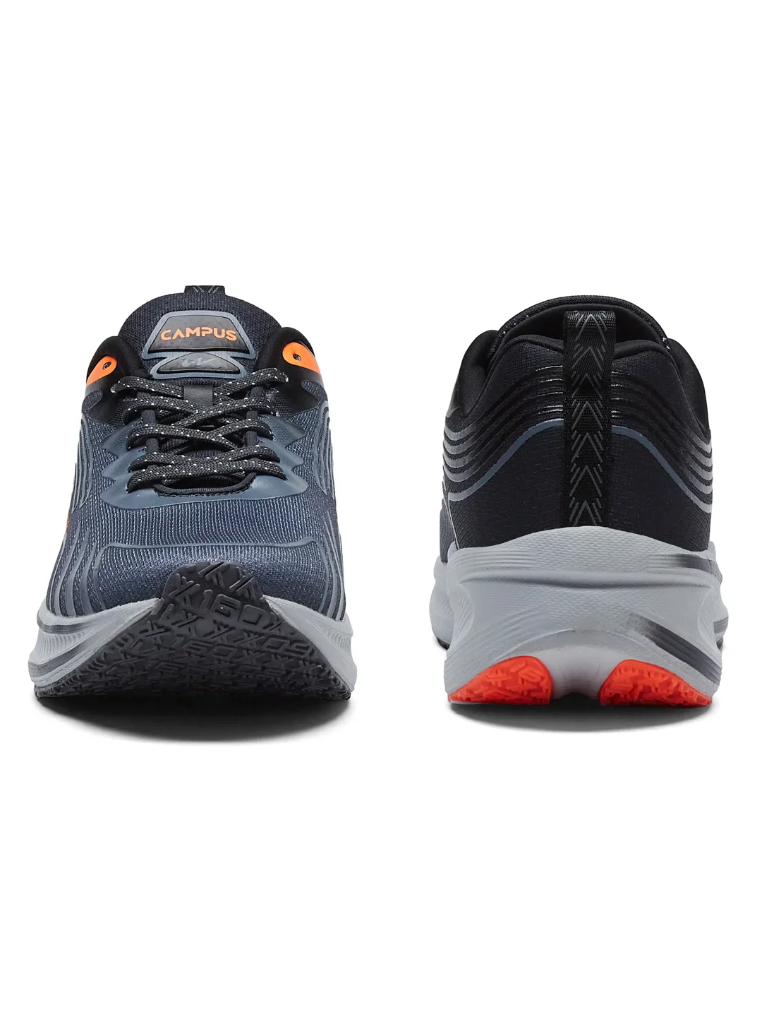 COLLAB Grey Men's Running Shoes - Image 4
