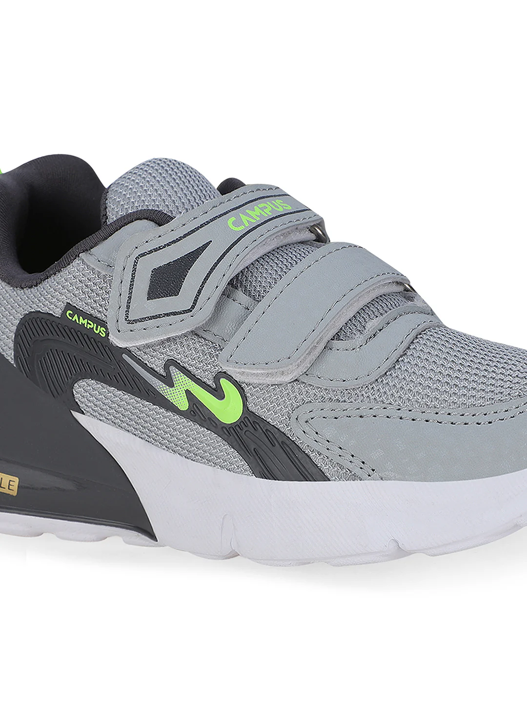 COMIC Grey Kid's Sports Shoes - Image 3