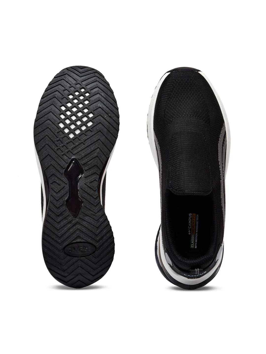 COVERT Black Men's Walking Shoes - Image 4