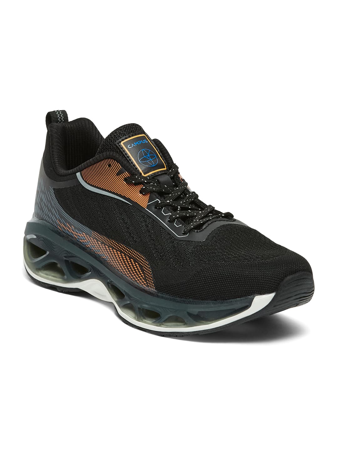 CRASH Black Men's Running Shoes - Image 3